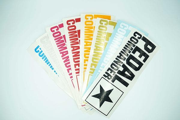 Pedal Commander® 6'' X 2'' Vinyl Decal Stickers