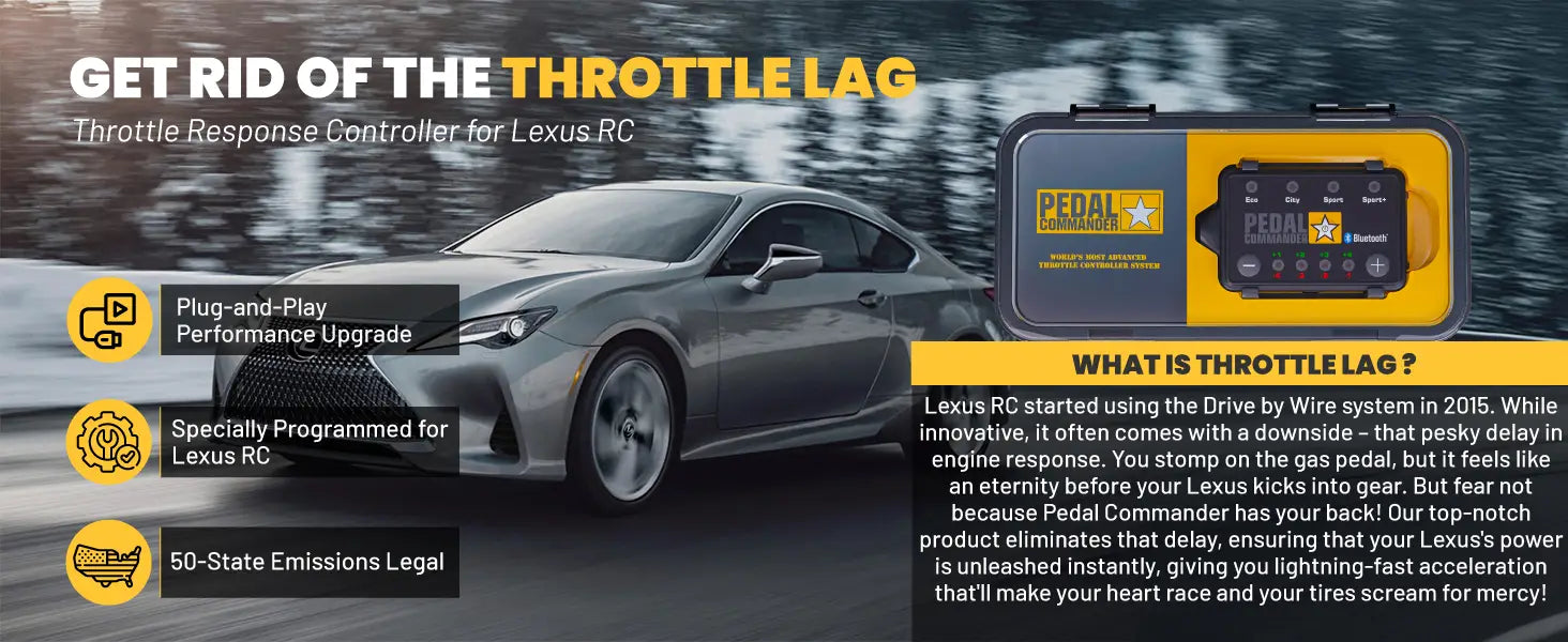 Pedal Commander for Lexus RC