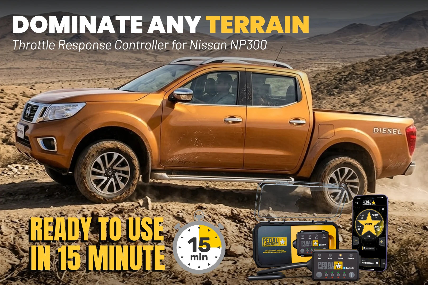 Nissan NP300用 Pedal Commander