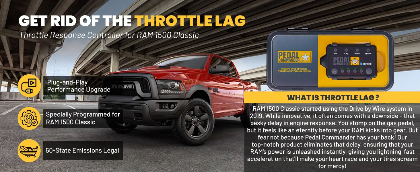 Pedal Commander for RAM 1500 Classic