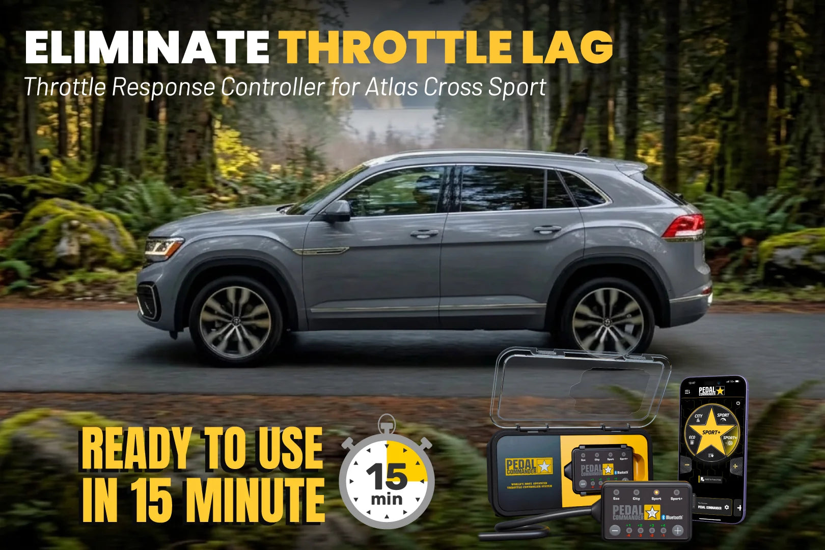 Volkswagen Atlas Cross Sport用Pedal Commander