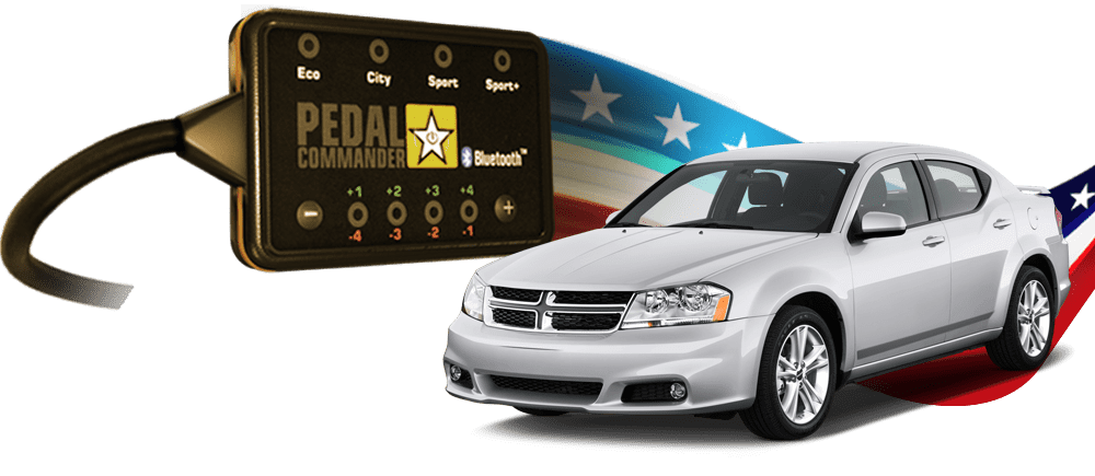 Dodge Avenger and the Pedal Commander, the only performance part to make it perfect