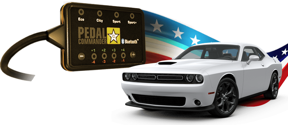 Dodge Challenger and the Pedal Commander, the only performance part to make it perfect