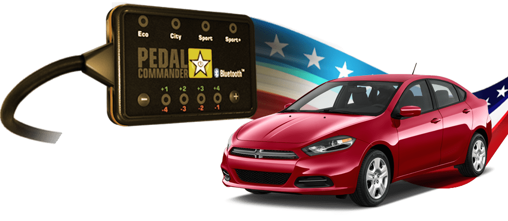 Dodge Dart and the Pedal Commander, the only performance part to make it perfect