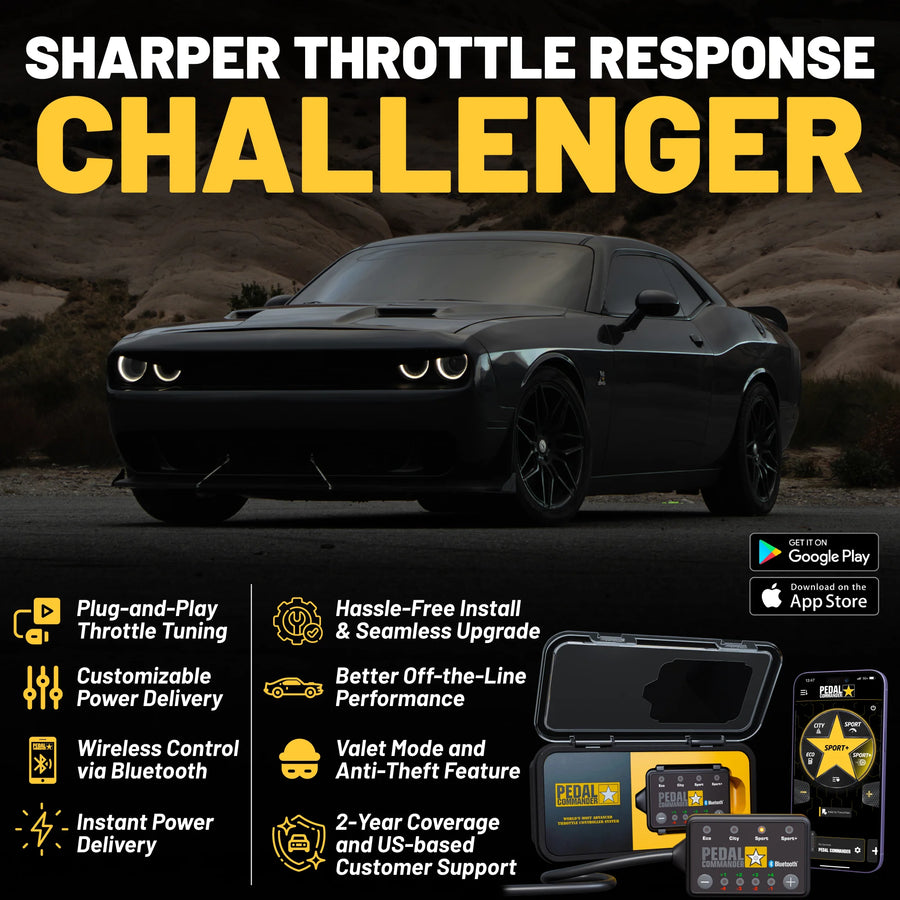 ダッジ チャレンジャー 第3世代 (2008-2023) (3.5L V6 - 5.7L HEMI V8 - 6.1L HEMI V8 - 6.2L ヘルキャットスーパーチャージド V8 - 6.4L HEMI V8)