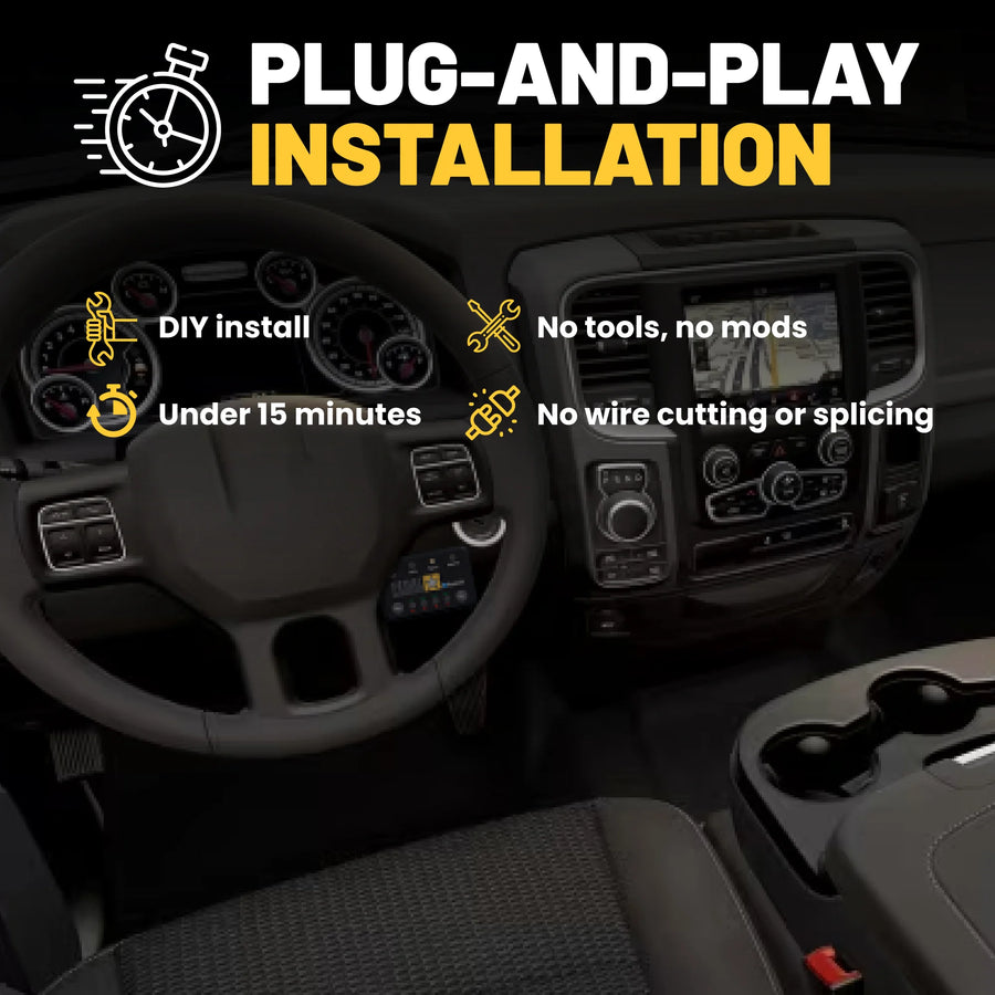 RAM 1500 クラシック 第4世代 (2019+) (3.0L ディーゼル - 3.6L - 5.7L)