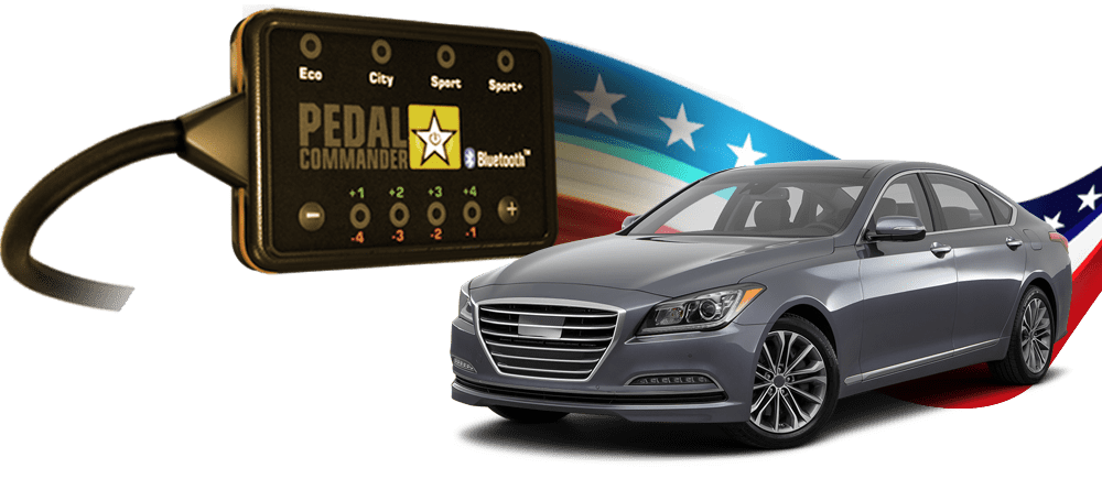 Hyundai Genesis Sedan and the Pedal Commander, the only performance part to make it perfect