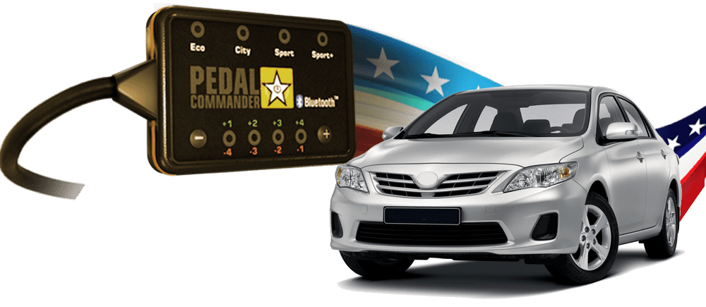 Toyota Corolla and the Pedal Commander, the only performance part to make it perfect