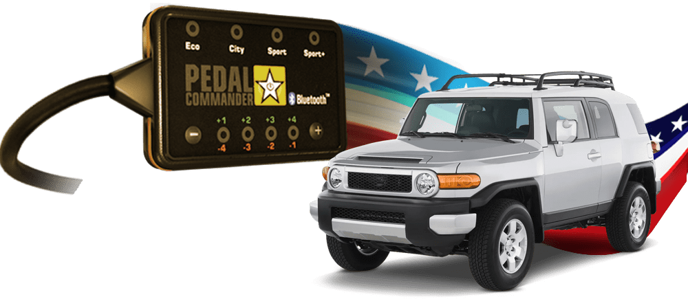 Toyota FJ Cruiser and the Pedal Commander, the only performance part to make it perfect