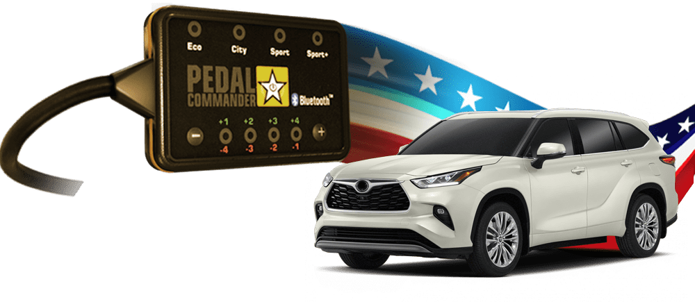 Toyota Highlander and the Pedal Commander, the only performance part to make it perfect