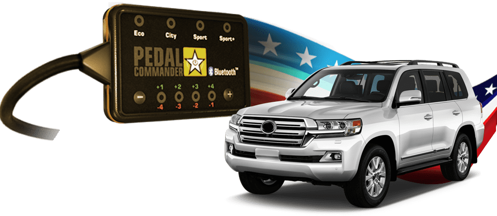 Toyota Land Cruiser and the Pedal Commander, the only performance part to make it perfect
