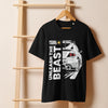 
Unisex Organic Ribbed Neck T-shirt | Unleash the Beast
