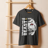 
Unisex Organic Ribbed Neck T-shirt | Unleash the Beast
