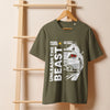 
Unisex Organic Ribbed Neck T-shirt | Unleash the Beast
