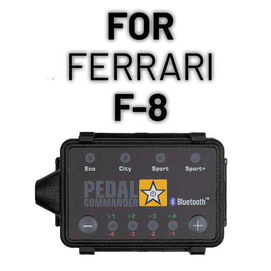 Solve your acceleration problems with Pedal Commander for Ferrari F8